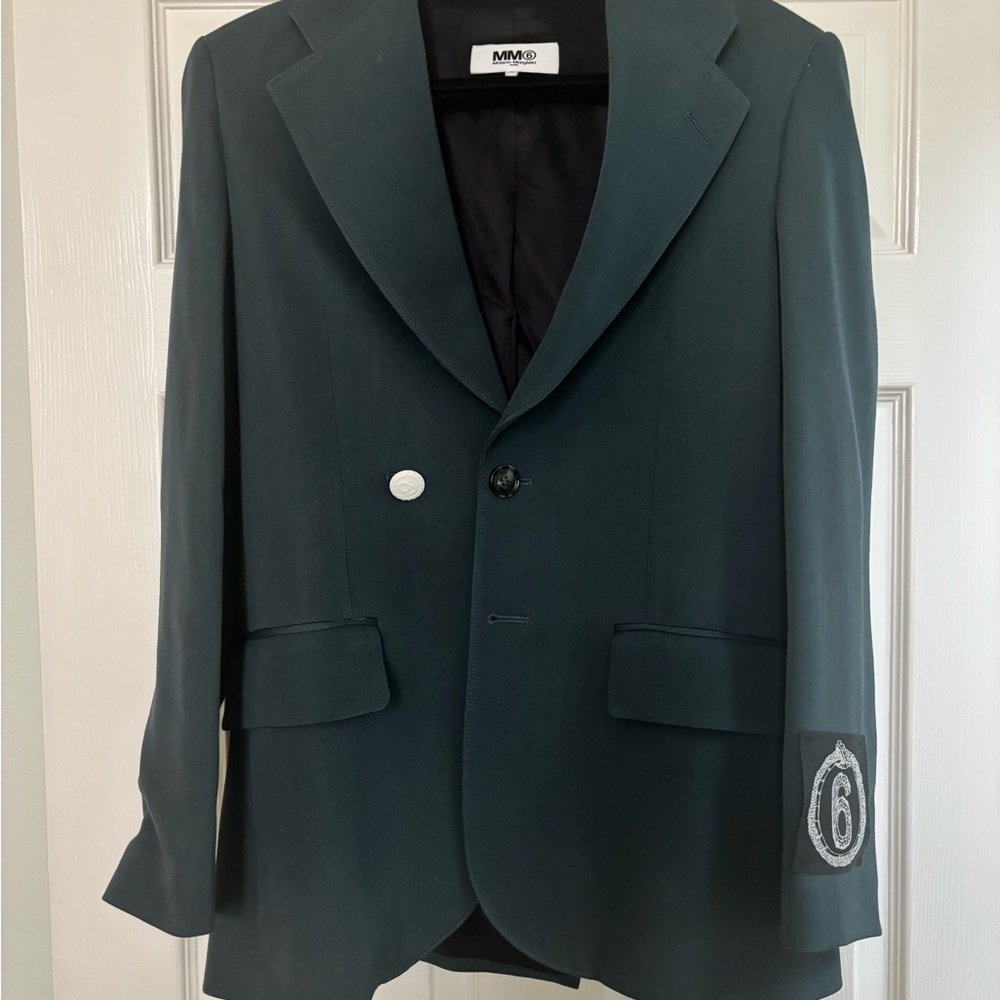 MM6 Maison Martin Margiela Dark Green Blazer